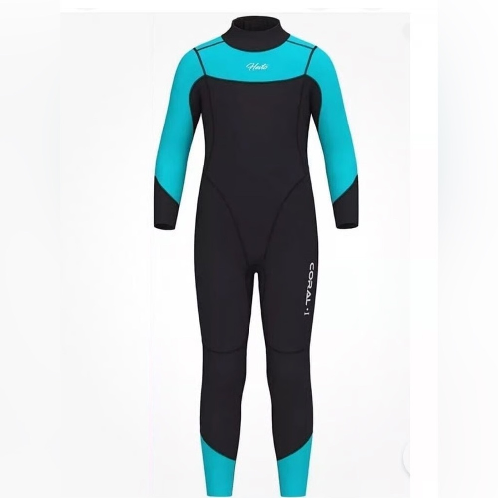 Teen Hevto Coral 1 size 16 Neoprene Wetsuit in Teal and Black